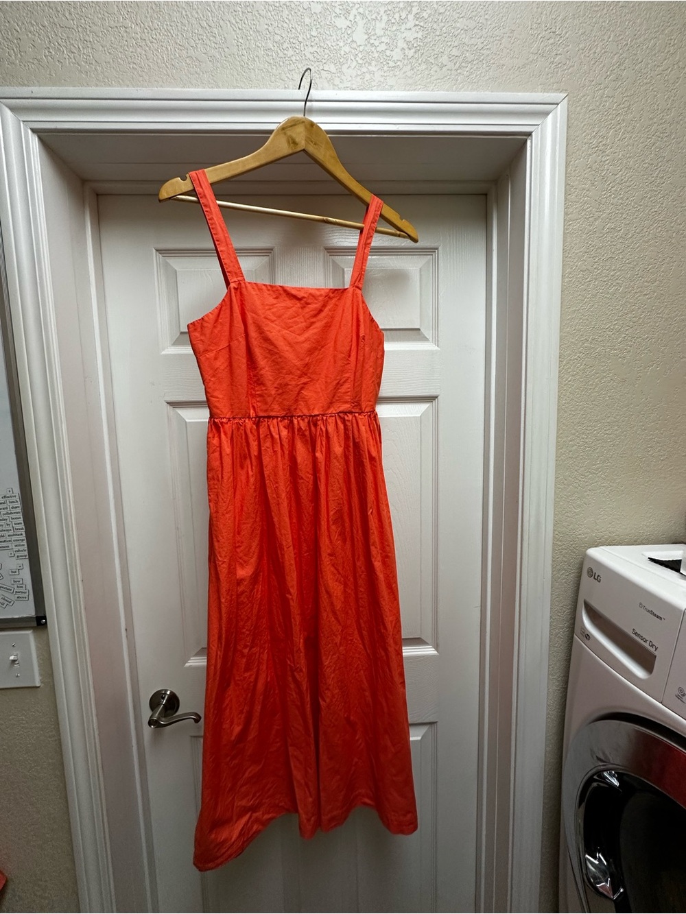 a new day Orange Midi Sundress